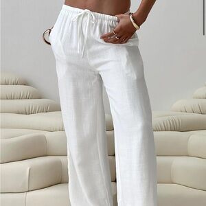 Princess Polly Parklea Cream Linen Blend Pants